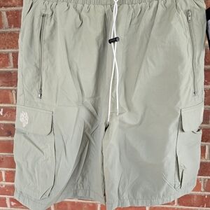Darc Sport Men's Olive Green Cargo Cargo Shorts